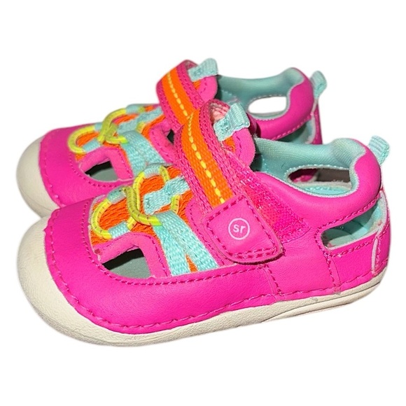 Stride Rite Soft Motion Tobias Closed Toe Outdoor Breathable Summer Sandal Sz 3W - Picture 3 of 7